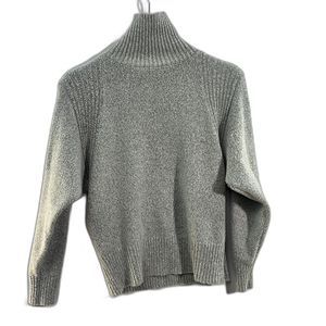 Double Zero Gray Mystical Medium Casual High Neck Dolman Sleeve Sweater Womens M